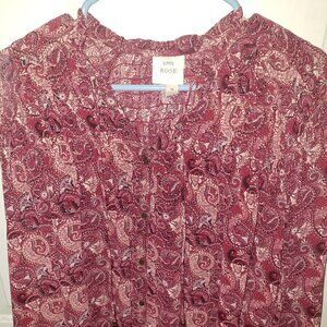 KNOX Rose Tops Paisley Blouse